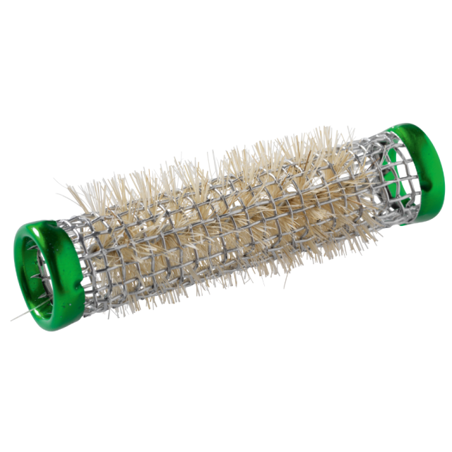 Sibel Metalen Krullers / Rollen Metaal Lang - 15mm - 12 Stk Groen