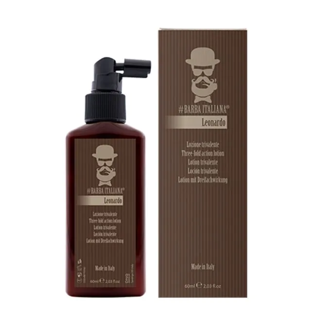 Barba Italiana LEONARDO Three-fold action lotion 60ml