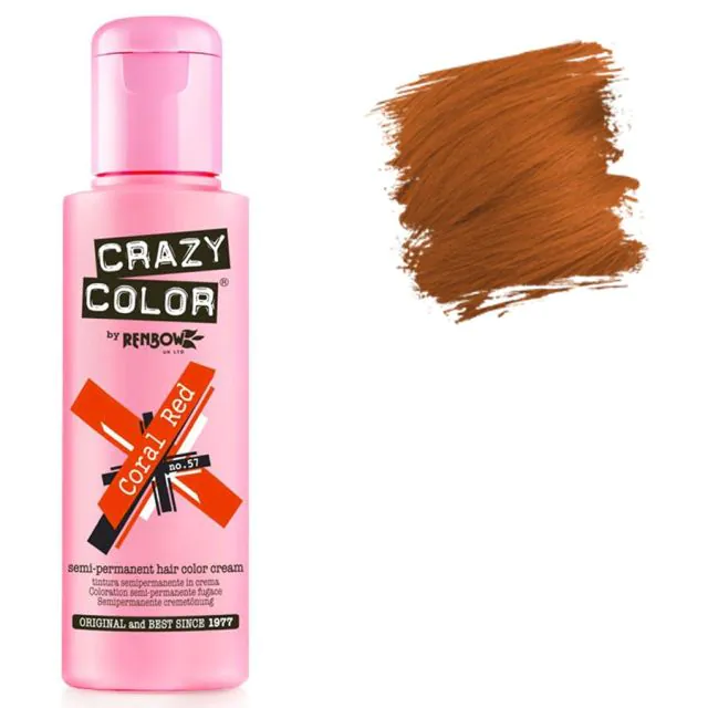 Crazy Color Coral red 100ml