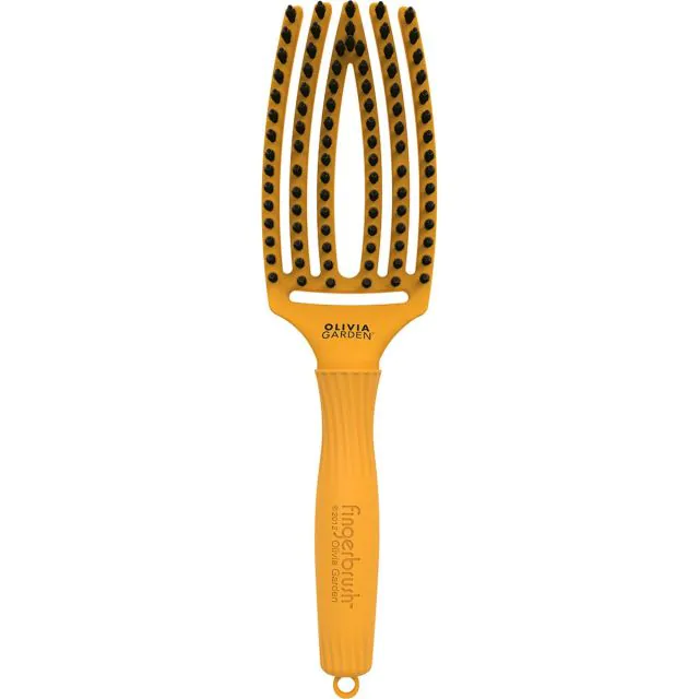 Olivia Garden Fingerbrush Combo Medium - Bloom Sunflower