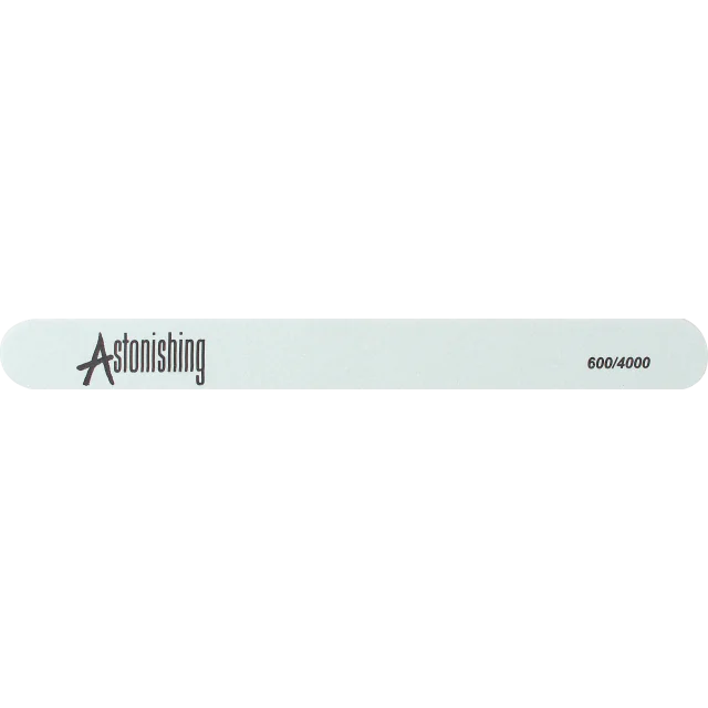 Astonishing Nails High Shine Straight Vijl 600/4000 (Green & White) 50st.
