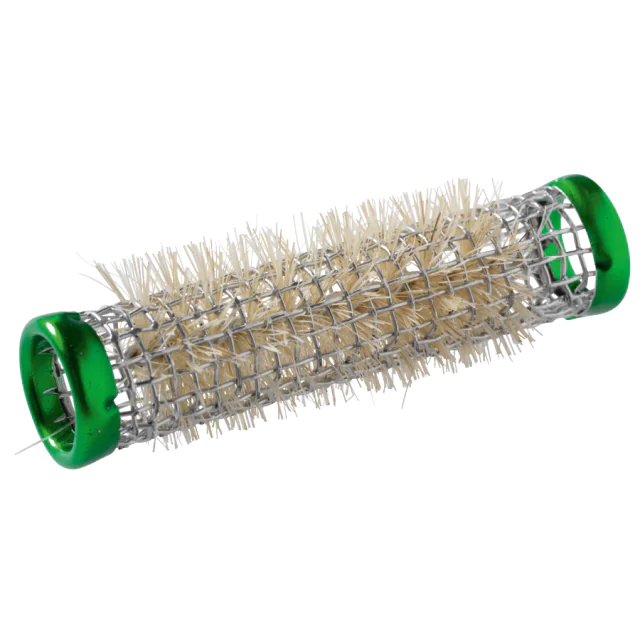 Sibel Metalen Krullers / Rollen Metaal Lang - 15mm - 12 Stk Groen